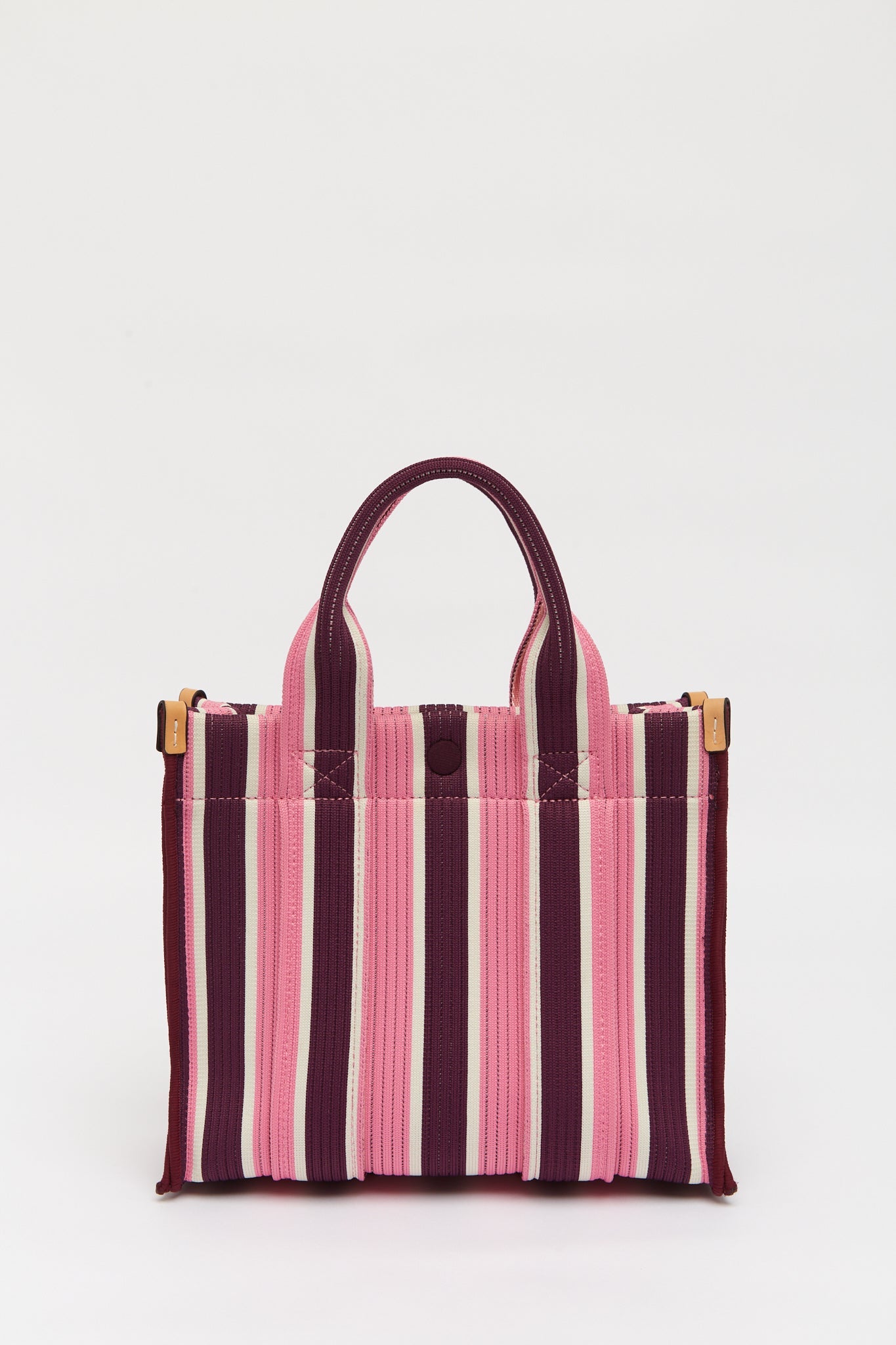 Rialto - Small Tote - Fig/Plumeria Stripe
