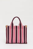 Rialto - Small Tote - Fig/Plumeria Stripe