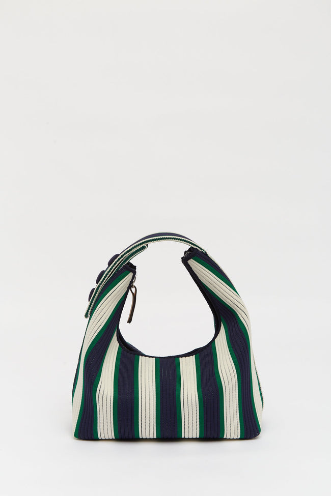 Lilo - Mini bag - Navy/Verde Stripe