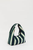 Lilo - Mini bag - Navy/Verde Stripe