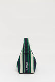 Lilo - Mini bag - Navy/Verde Stripe