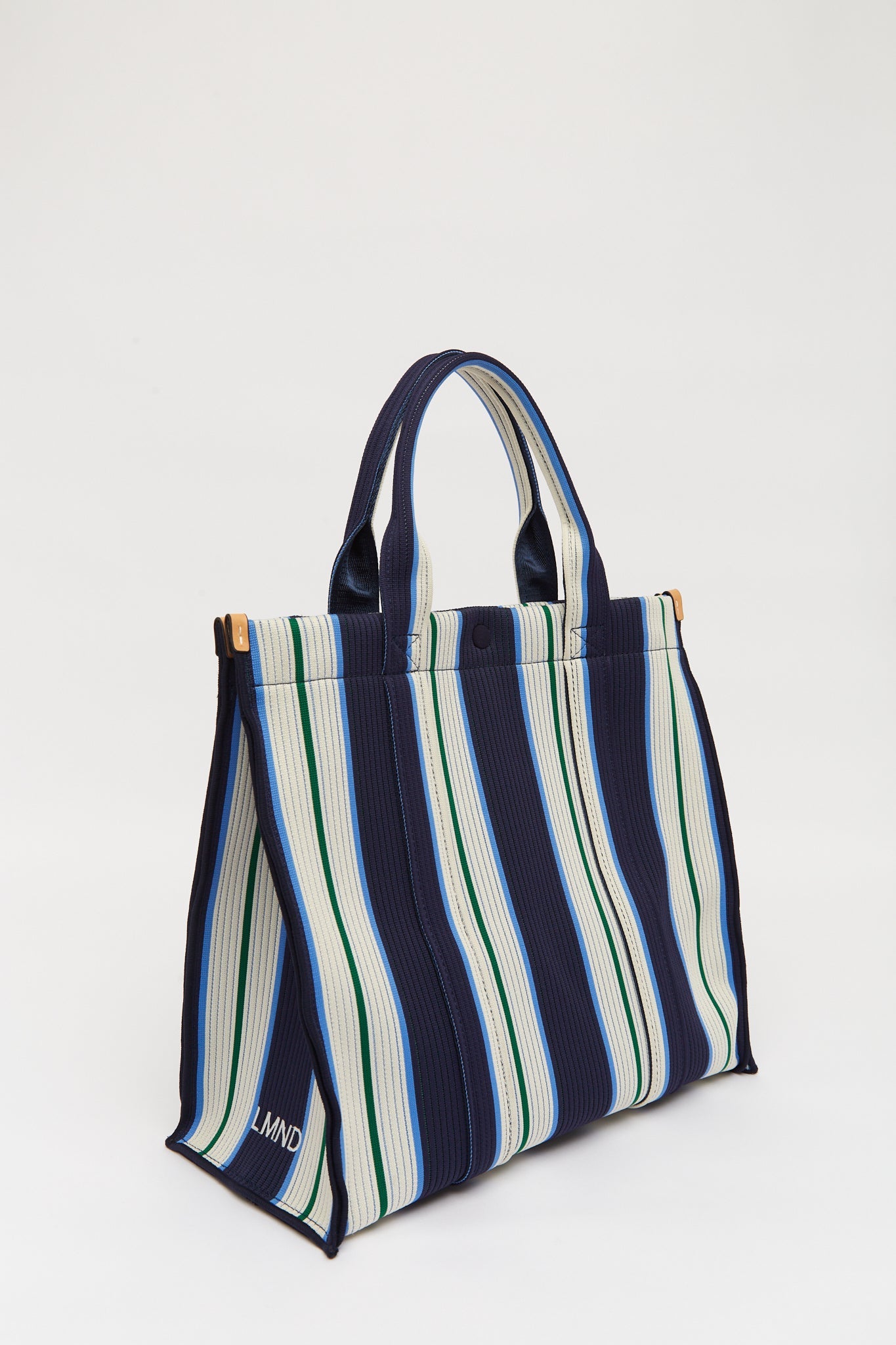 Rialto - Large Tote - Navy/Ink Blue/Verde Stripe
