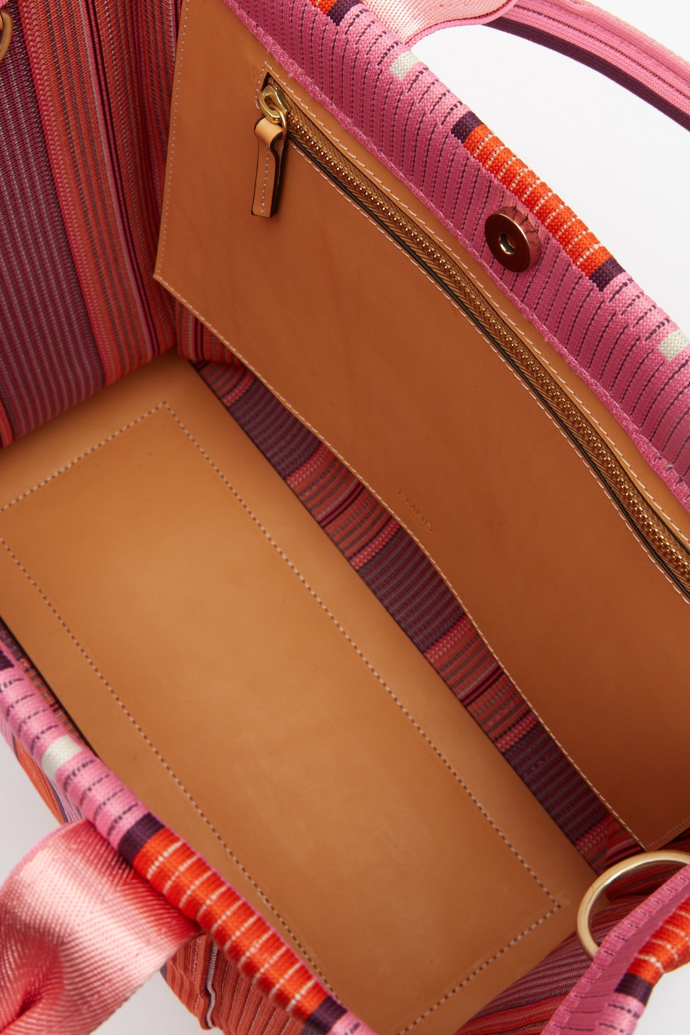 Rialto - Large Tote - Mandarina/Plumeria/Fig Stripe