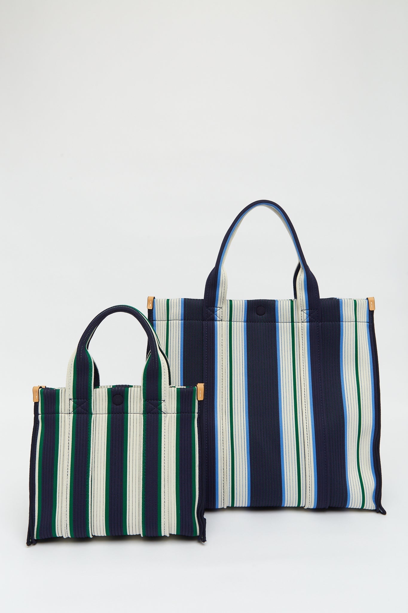 Rialto - Small Tote - Navy/Ink Blue/Verde Stripe
