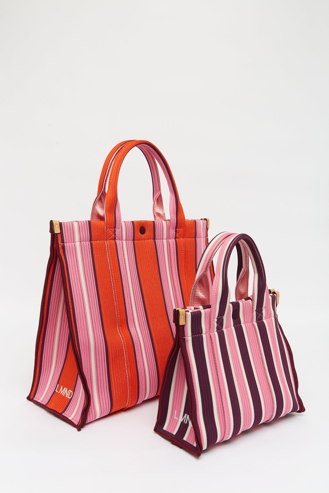 Rialto - Small Tote - Fig/Plumeria Stripe