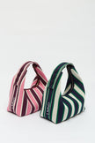 Lilo - Mini bag - Navy/Verde Stripe