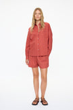 Chiara Long Sleeve Shirt Classic  - Henna