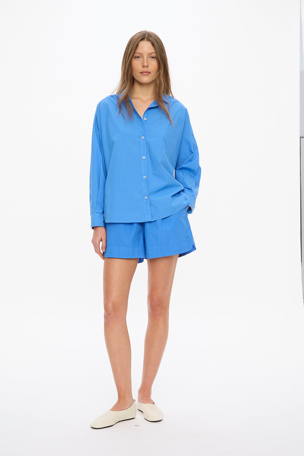 Chiara Long Sleeve Shirt - Classic - Ink Blue