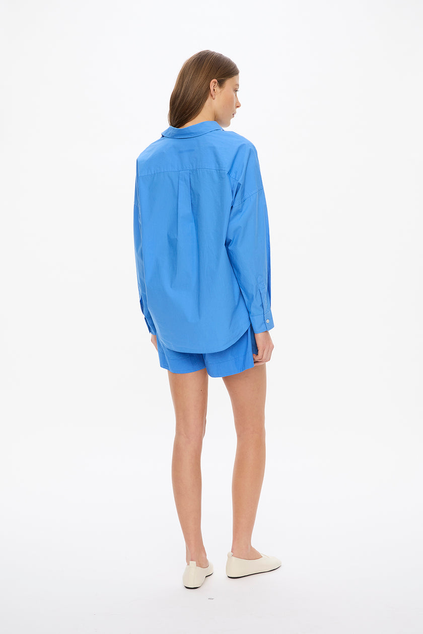 Chiara Long Sleeve Shirt - Classic - Ink Blue