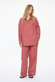 Mara Long Sleeve Shirt - Henna/Azure/Natural