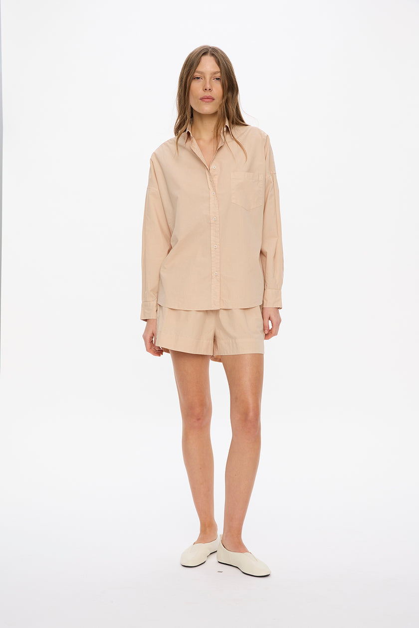 Chiara Long Sleeve Shirt - Classic  - Sand Dune