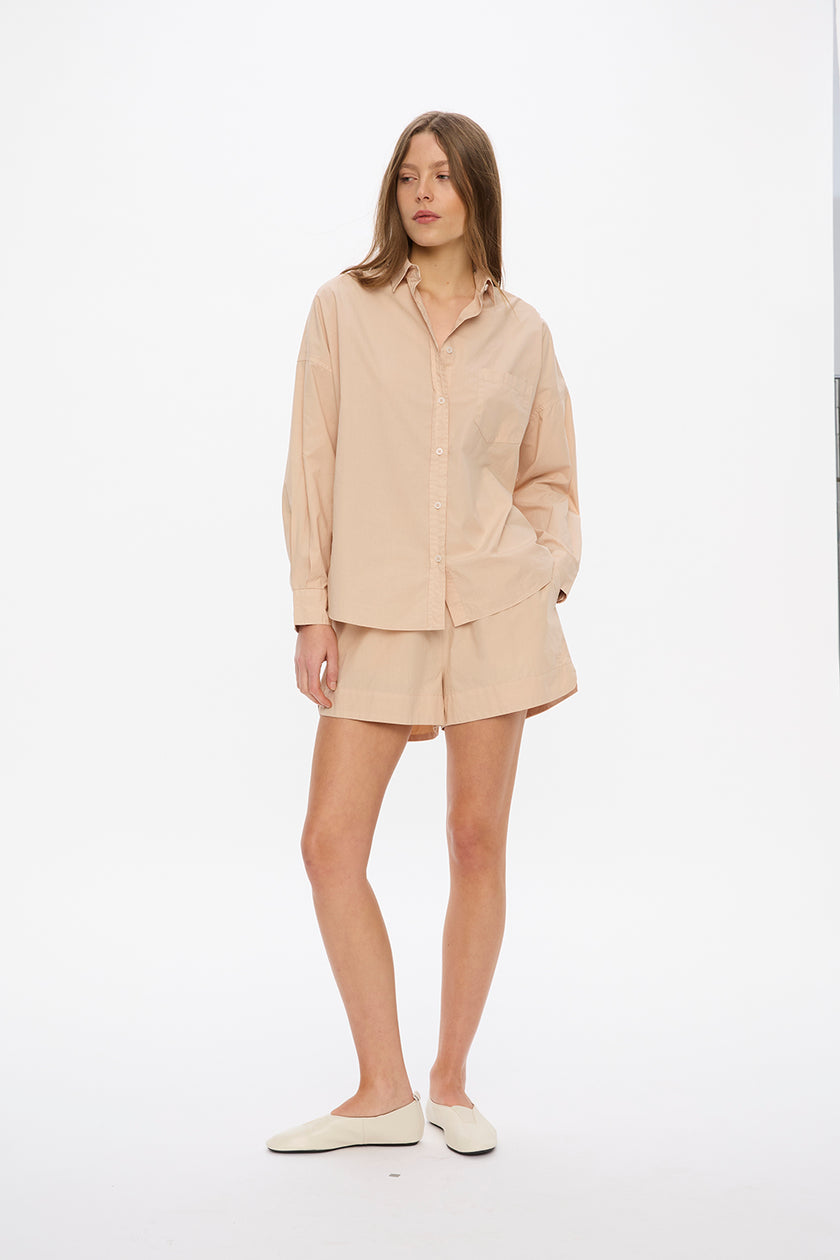 Chiara Long Sleeve Shirt - Classic  - Sand Dune