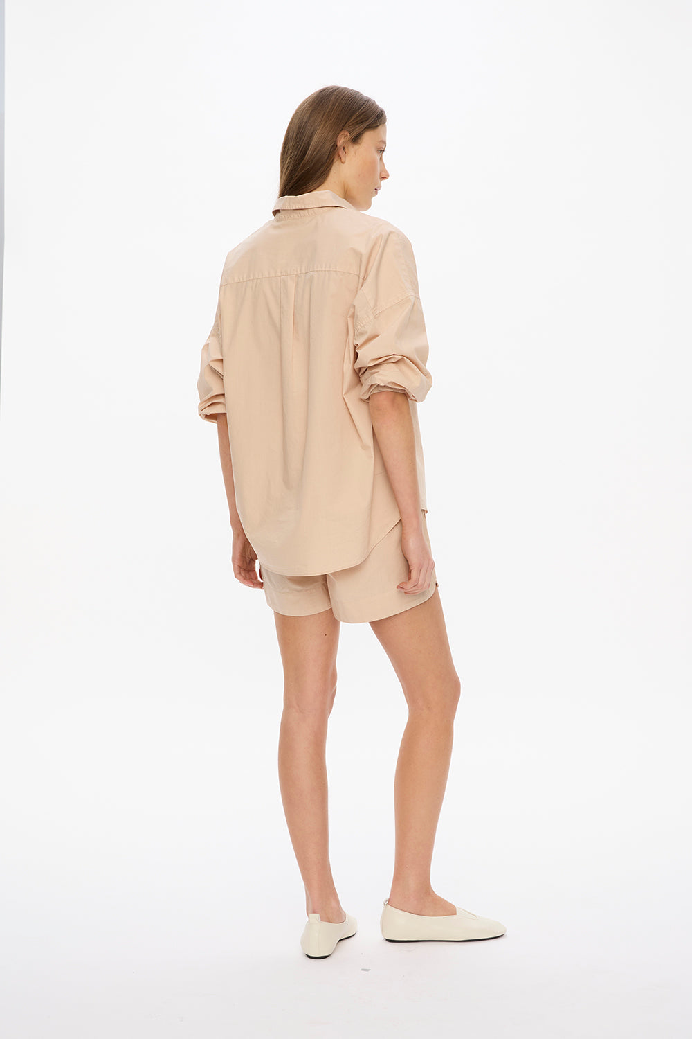 Chiara Long Sleeve Shirt - Classic  - Sand Dune