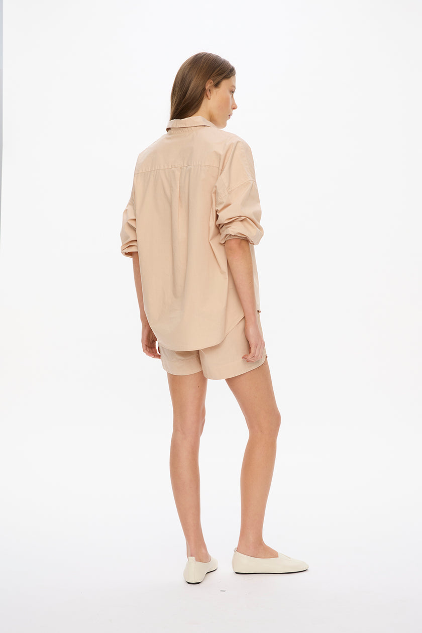 Chiara Long Sleeve Shirt - Classic  - Sand Dune