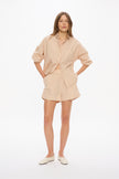 Chiara Long Sleeve Shirt - Classic  - Sand Dune