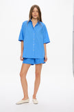 Mara Short Sleeve Shirt - Ink Blue