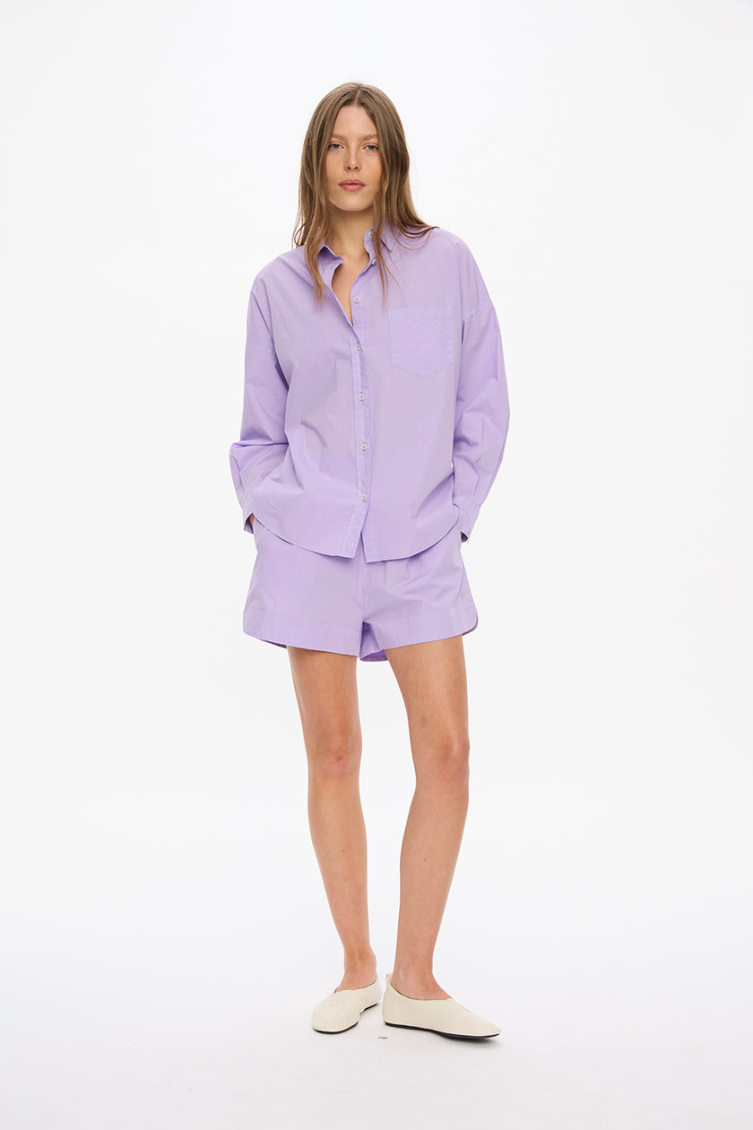 Chiara Long Sleeve Shirt - Classic  - Lavender
