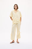 Chiara Short Sleeve Shirt Parachute - Almond Oil