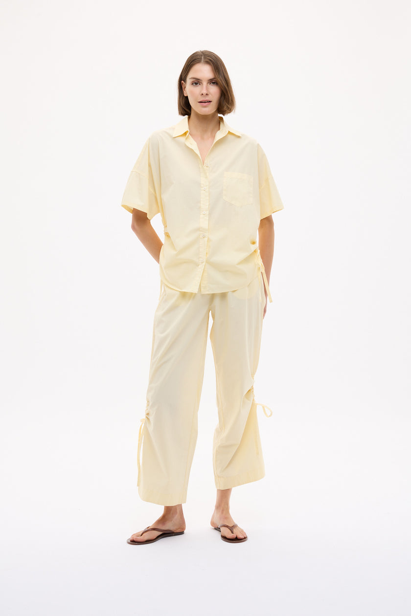 Chiara Short Sleeve Shirt Parachute - Almond Oil