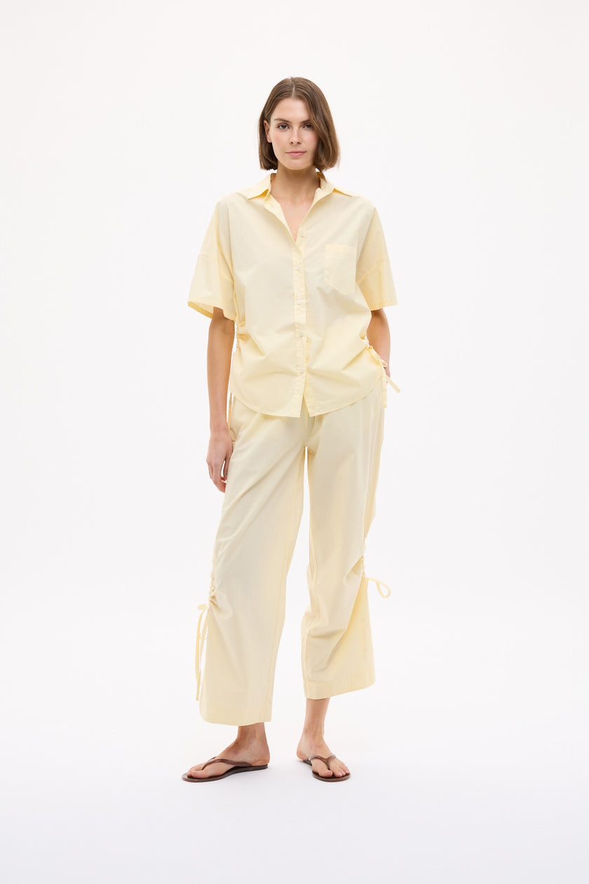 Chiara Short Sleeve Shirt Parachute - Almond Oil