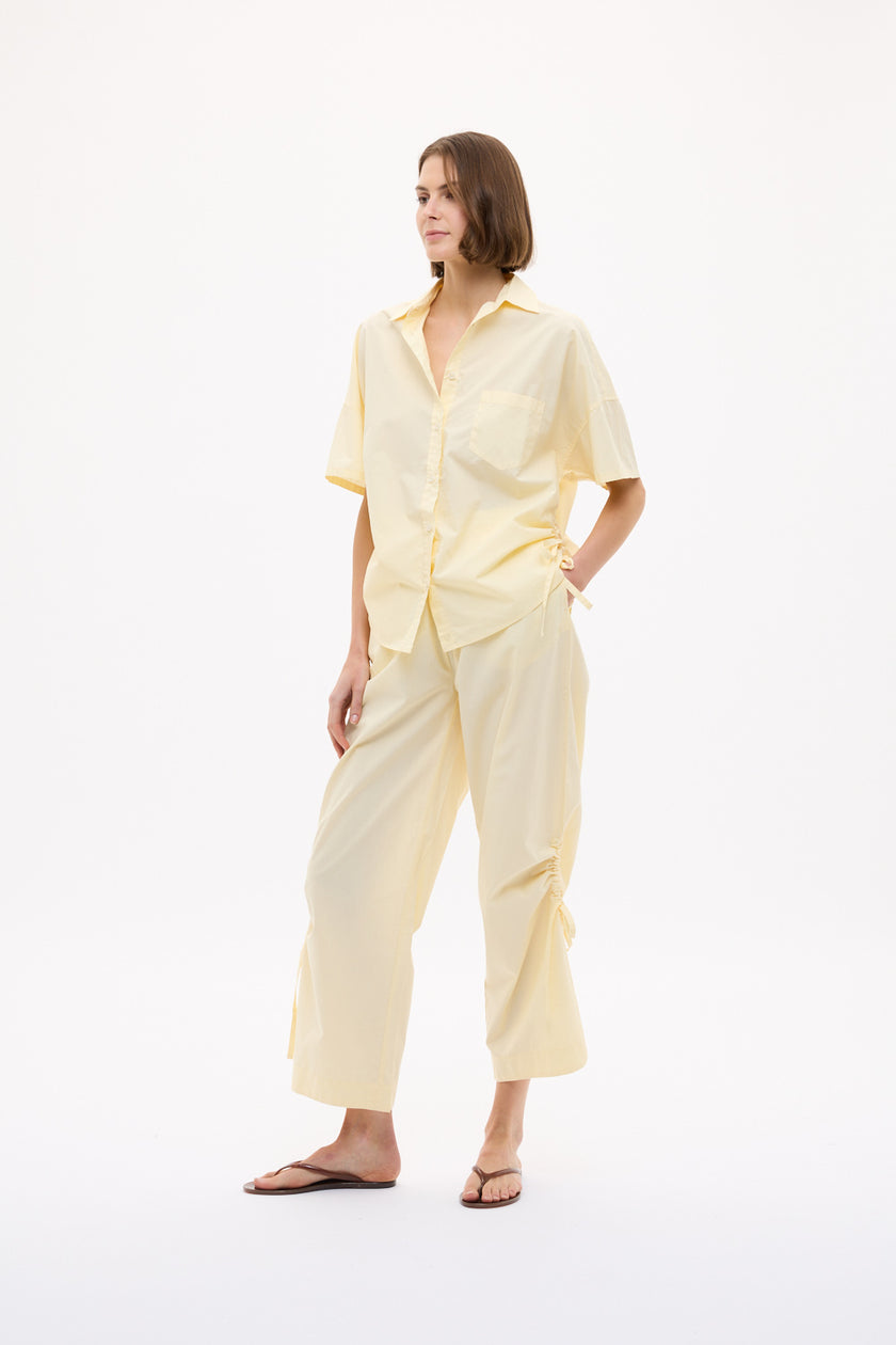 Chiara Short Sleeve Shirt Parachute - Almond Oil