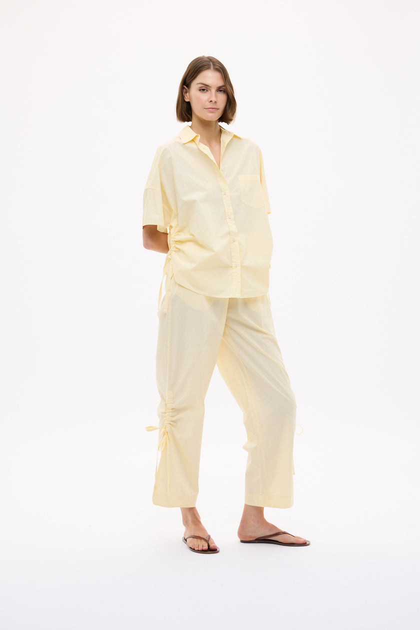 Chiara Short Sleeve Shirt Parachute - Almond Oil