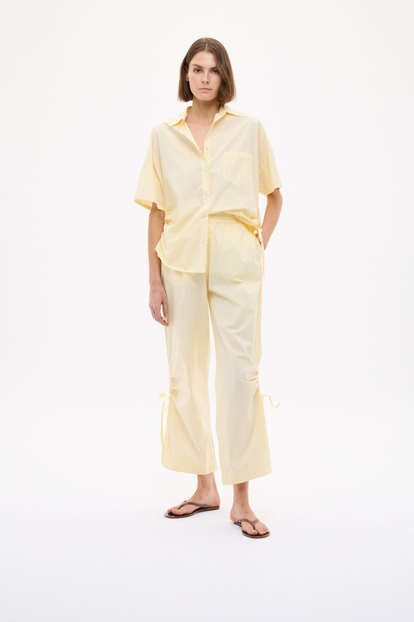Chiara Short Sleeve Shirt Parachute - Almond Oil