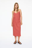 Capri Slip Midi Dress - Henna
