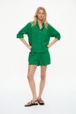 Chiara Long Sleeve Shirt Classic Green Hill