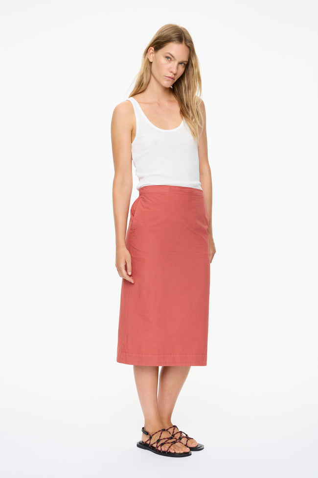 Chiara Pencil Skirt - Henna