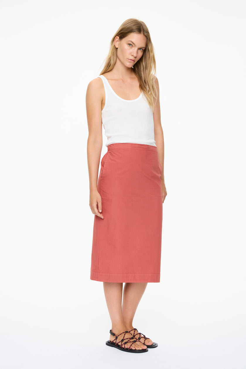 Chiara Pencil Skirt - Henna