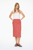 Chiara Pencil Skirt - Henna