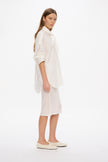 Sunny Sheer Pencil Skirt - White