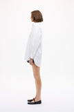 Mara Oversized Long Sleeve Shirt - White