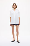 Mara Oversized Long Sleeve Shirt - White