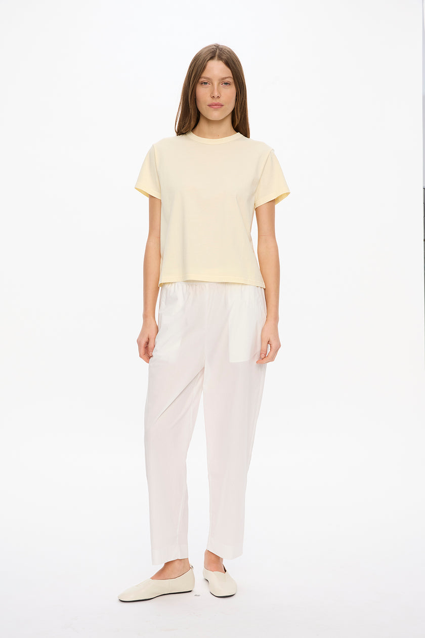 Mimi Cropped Pants - White