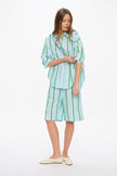 Mara Long Sleeve Shirt - Delicate Blue/White/Light Verde/Navy