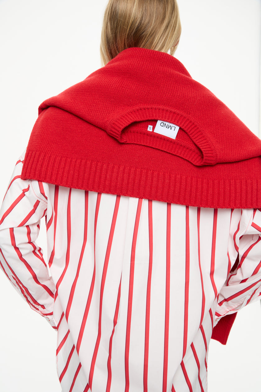 Chunky Oversized Knit - Ultra Red
