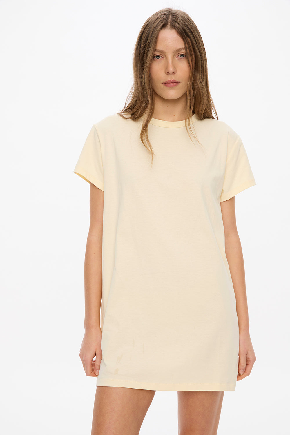 LMND Classic T-Shirt Dress - Limoncello