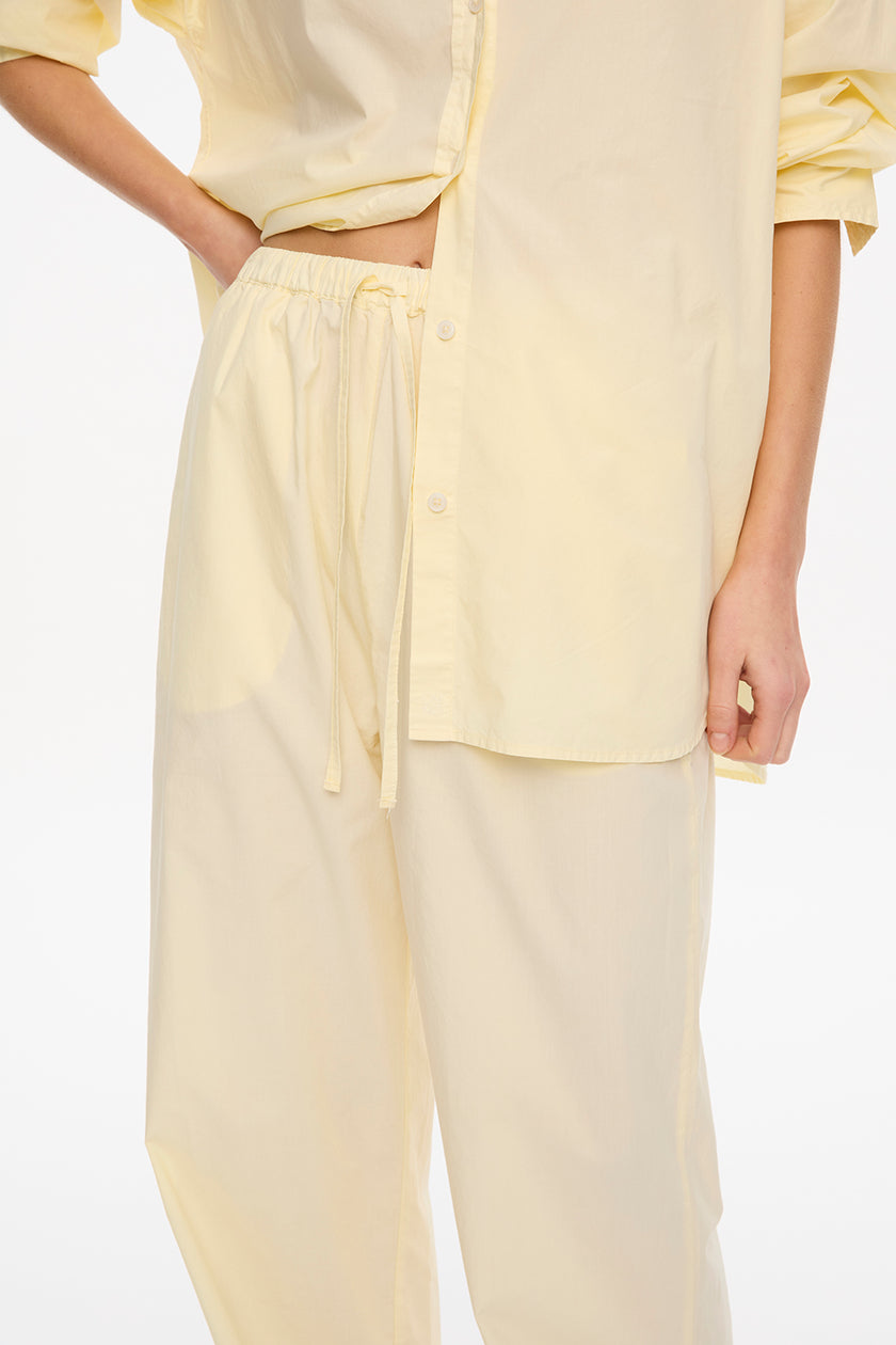 Mara Drawstring Pants - Limoncello