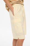 Mara Drawstring Cargo Shorts - Limoncello