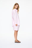 Mara Oversized Long Sleeve Shirt - Candy Floss