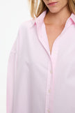 Mara Oversized Long Sleeve Shirt - Candy Floss