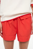 WR Track Top White + Ultra Red body & cuff tipping