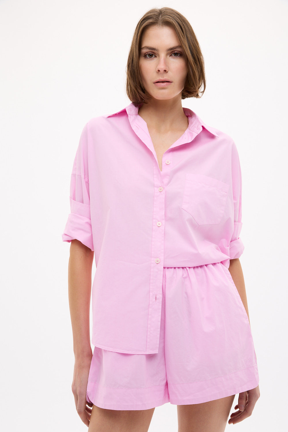 Chiara Long Sleeve Shirt Classic - Rose Glow