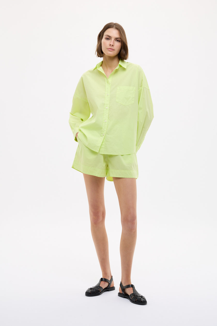 Chiara Long Sleeve Shirt Classic - Sunny Lime