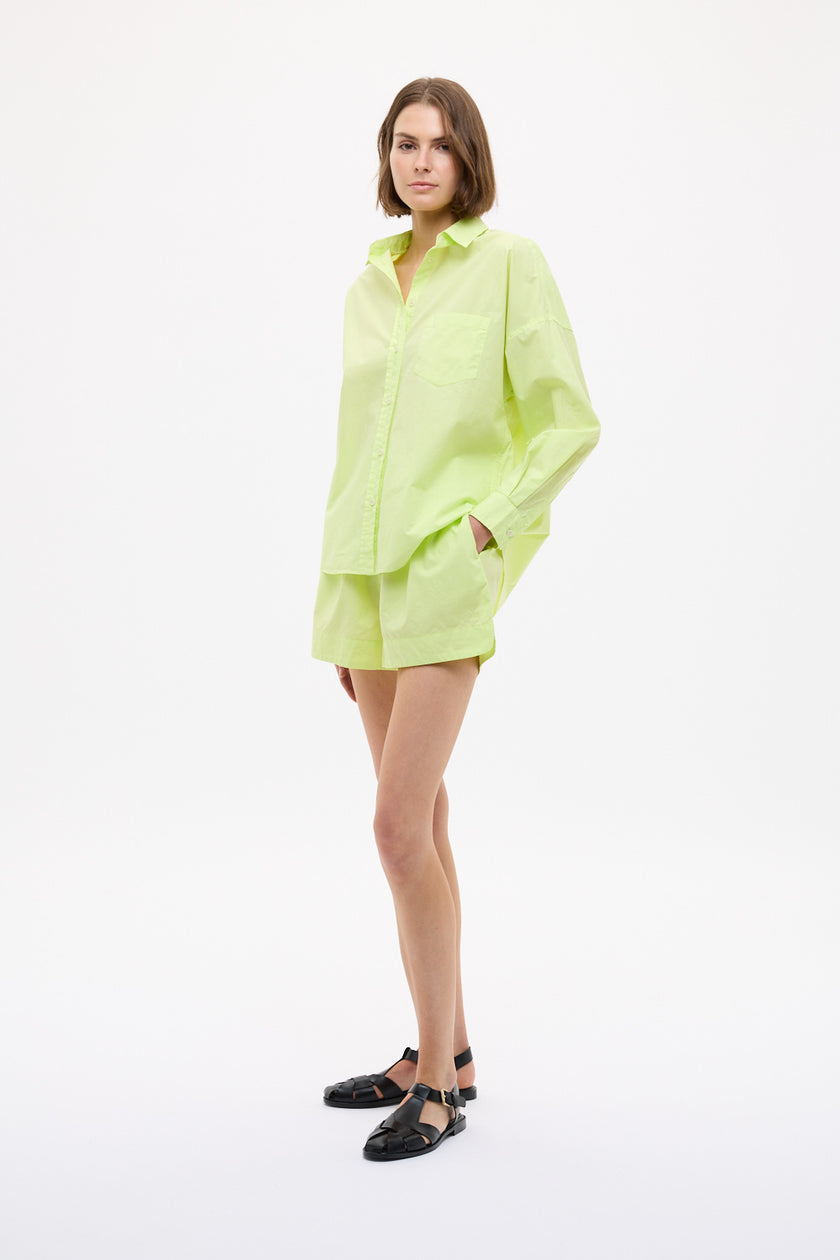 Chiara Long Sleeve Shirt Classic - Sunny Lime