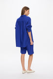 Mara Long Sleeve Shirt - Pinpoint - Indigo