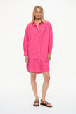 Chiara Long Sleeve Midi Dress bougainvillea