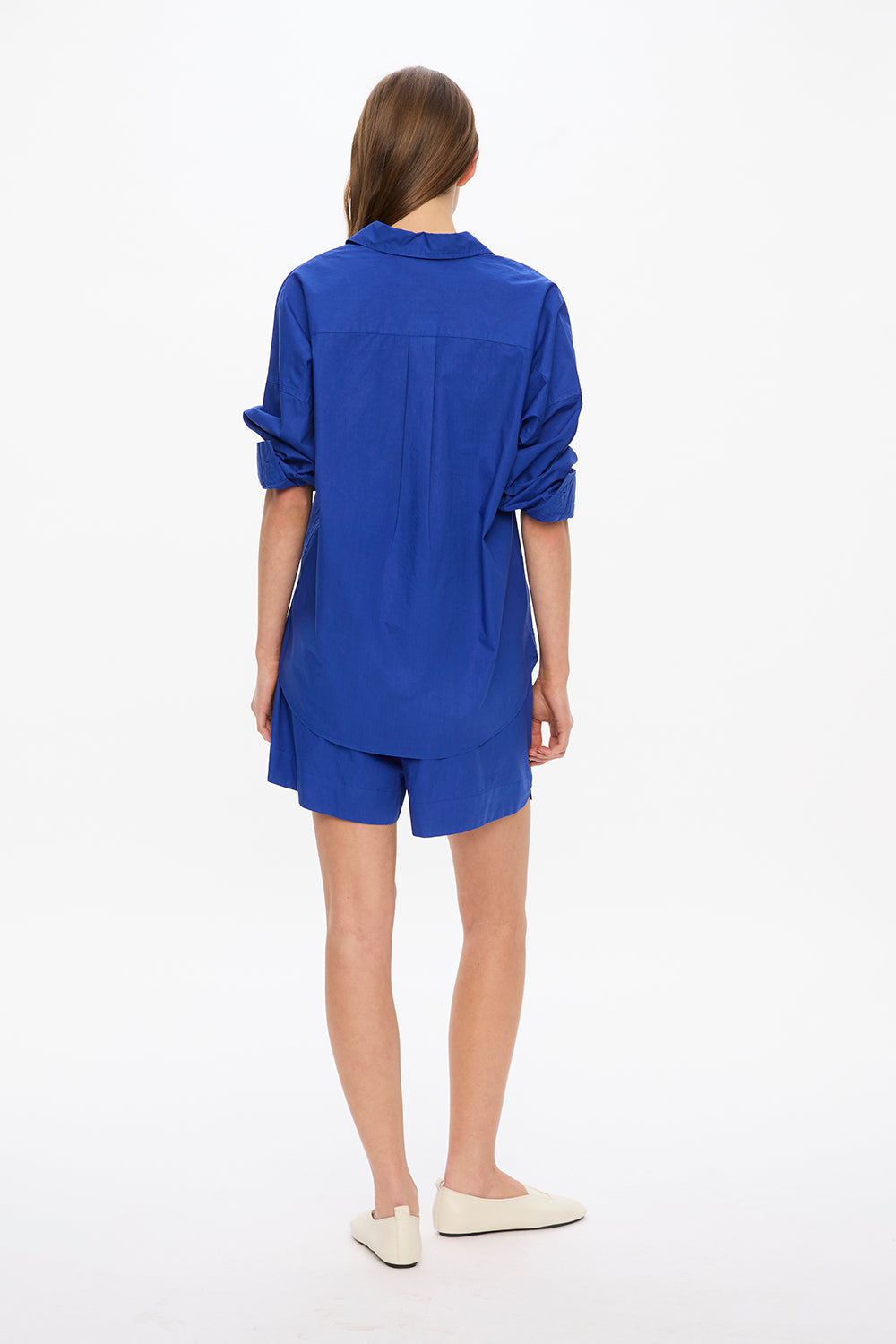 Chiara Long Sleeve Shirt - Classic  - Indigo